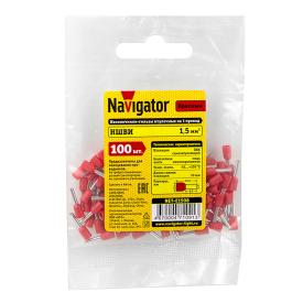 НАКОНЕЧНИК-ГИЛЬЗА изол.(НШвИ) 1.5-8 NET-E1508 71091(уп.100шт) Navigator