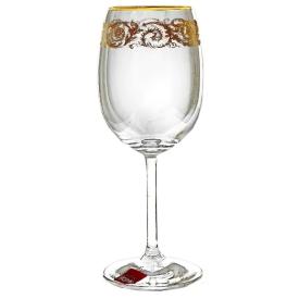 Набор бокалов для вина Rona Золотая коллекция 6 шт 250 мл 2570/1668/2/250