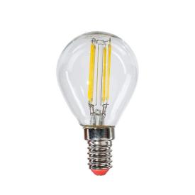 Лампа светодиодная LED филаментн. 5Вт Шарик 45мм 160-260В E14 450лм 4500К ЭКОНОМКА EcoLedFL5wGL45E1445
