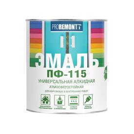 Эмаль ПФ-115 PROREMONT салатовый 0,9 кг Л-С
