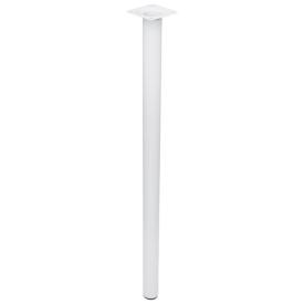Ножка для стола круглая Белый 30*700 мм L61R70WH30