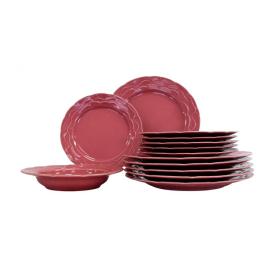 Набор столовый розовый 16 предметов CDS16p