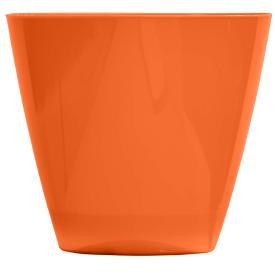 Горшок цветочный Элеганс оранжевый 0,5 л
