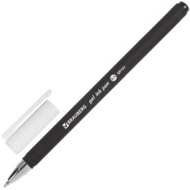 Ручка гелевая BRAUBERG Matt Gel черная 0.5мм