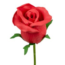 Цветок искусственный Роза красная Natur