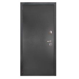 Дверь металл ДК70 серебро Лиственница беленая 960х2050 мм R