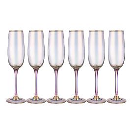 Набор бокалов для шампанского Лиловая дымка 6 шт 175 мл 194-735