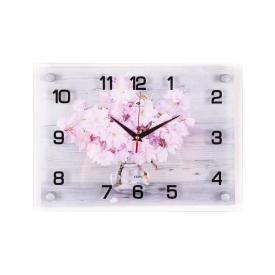 Часы настенные Рубин Букет сакуры 25х35 см 2535-091
