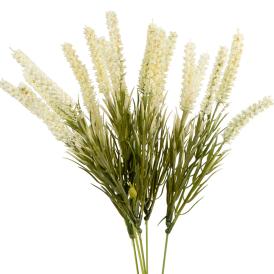 Цветок искусственный Лаванда 35 см белый