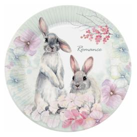 Набор тарелок бумажных Кролики 6 шт 230 мм