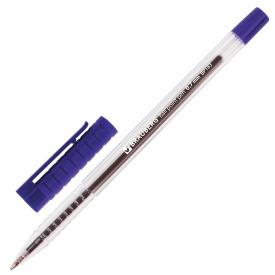 Ручка шариковая Brauberg Flash синяя корпус прозрачный узел 0,7 мм линия 0,35 мм