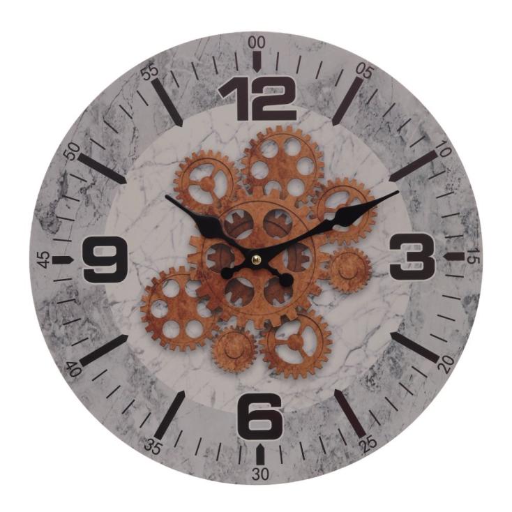Часы настенные декоративные L33,5 W4 H33,5 см