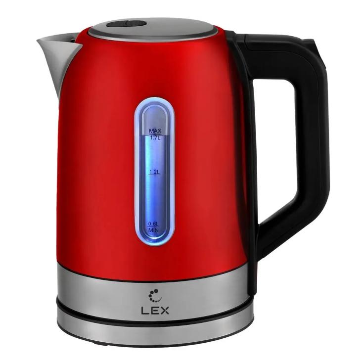 Чайник электрический Lex LX 30018-4 2200 Вт 1,7 л красный