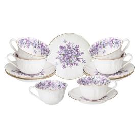 Набор чайный Lefard Lilac на 6 персон 12 предметов 250 мл
